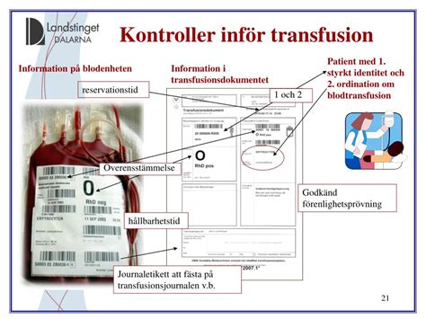 Blodtransfusion tid